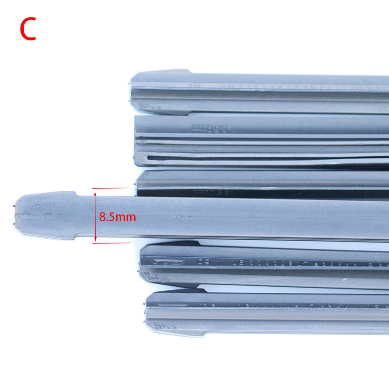 Windscreen wipers Insert Rubber strip Refill Five types For toyota volkswagen volvo KIA BMW wiper blade Car vehicle Accessories