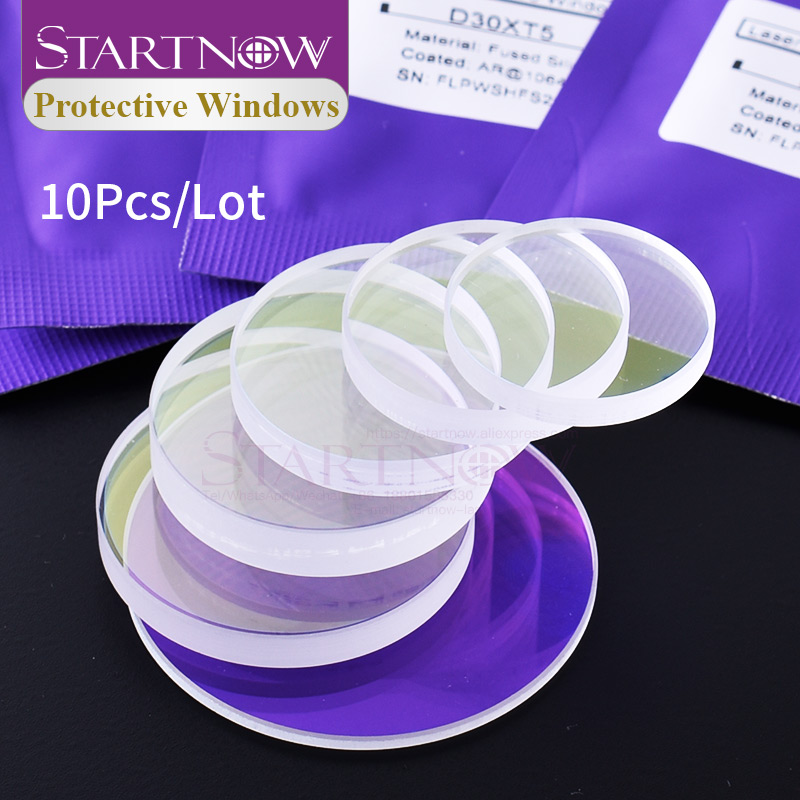 Startnow Bán 10PCS Laser Bảo Vệ Ống Kính 28X4 30X5 37X7 Plus-H 1064nm Quang Có Ống Kính Cho Raytools Precitec Đầu Cắt