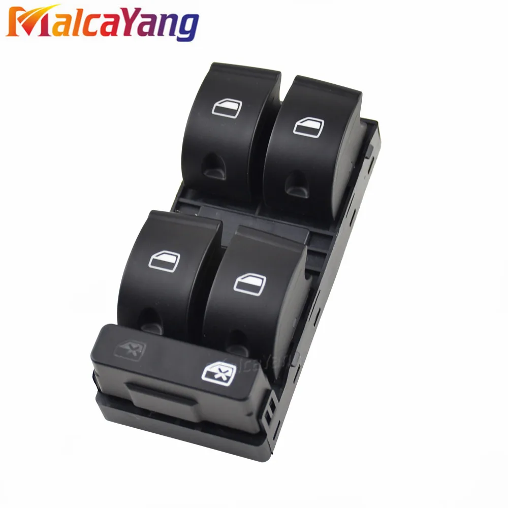 8E 0959851   Para Audi A4 B6, B7 interruptor de Control de ventana principal eléctrico del lado del conductor 8E 0959851 B 8E 0959851 D 8E0 959 851 B/D 5PR