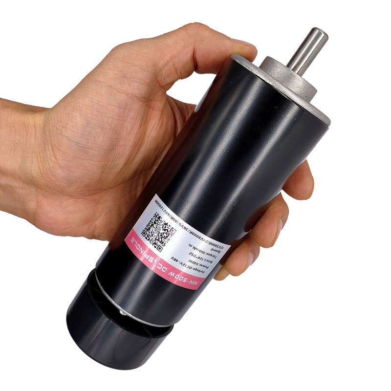 500 Вт двигатель шпинделя с воздушным охлаждением, 48 В, патрон ER11, ЧПУ, 100 В постоянного тока, 0,5 кВт, двигатель шпинделя для гравировки