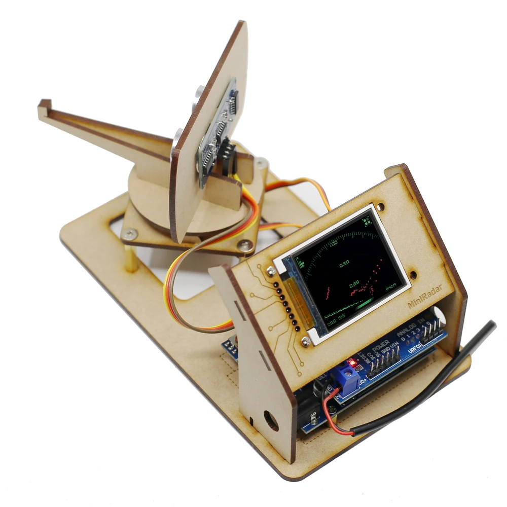 Cho Arduino Mini Radar Phát Hiện Robot Với Siêu Âm Radar Tft Lcd Màn Hình Máy Làm Dự Án Mã Nguồn Mở Tự Làm Thân Progarm Đồ Chơi bộ