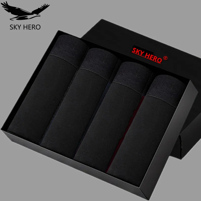 4 Cái/lốc Quần Lót Nam Võ Sĩ Quần Short Homme Quần Lót Quần Lót Cotton Calzoncillos Hombre Cho Người Nam Sexy Thân Cây Underpanties
