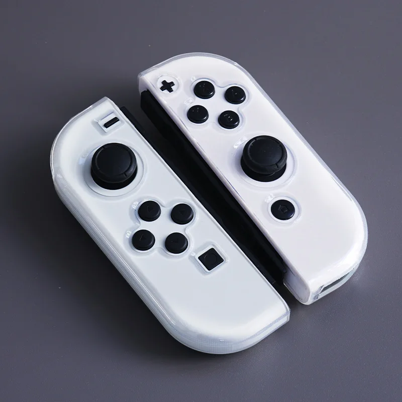 Trong Suốt Cứng Bảo Vệ Joycon Dùng Cho Máy Nintendo Switch/Công Tắc Oled NS Joy-Con Pha Lê Trong Suốt TPU mềm Mại Bảo Vệ