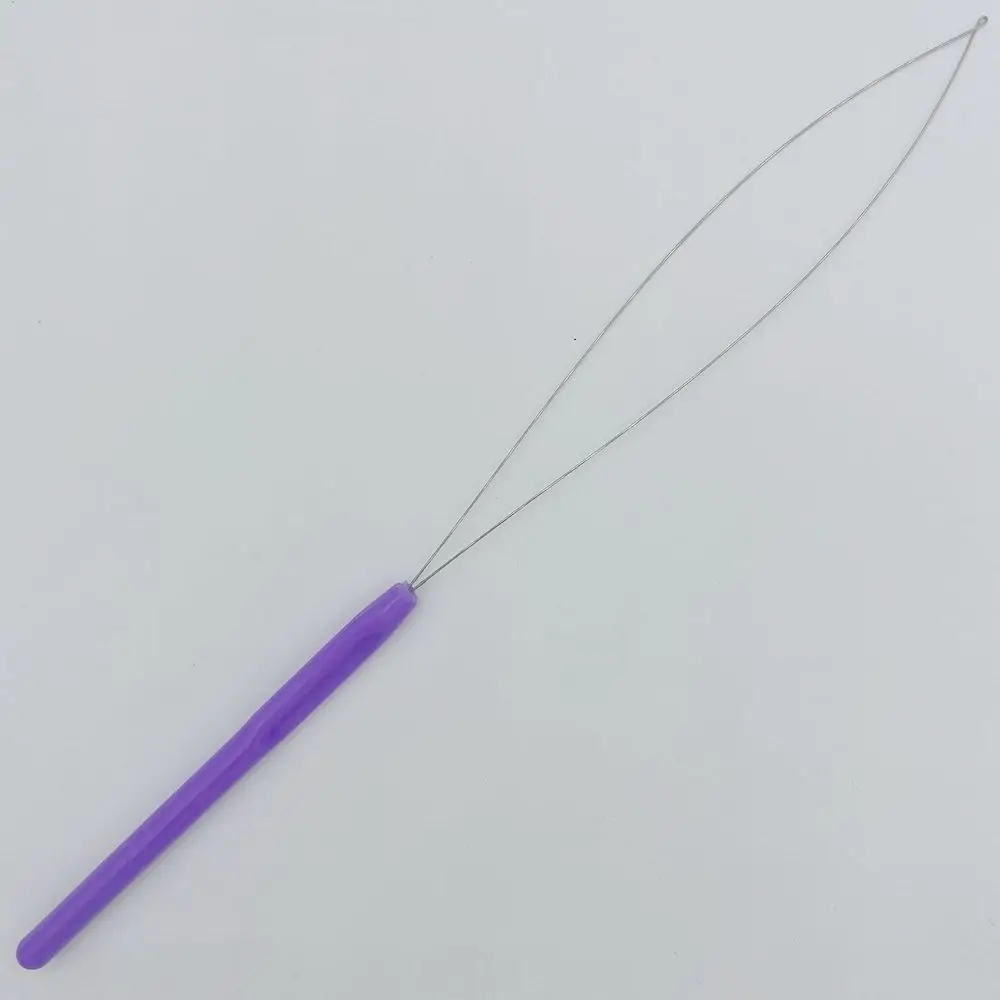 40 Chiếc Nhựa Vòng Kéo Kim Micro Vòng Tóc Threader