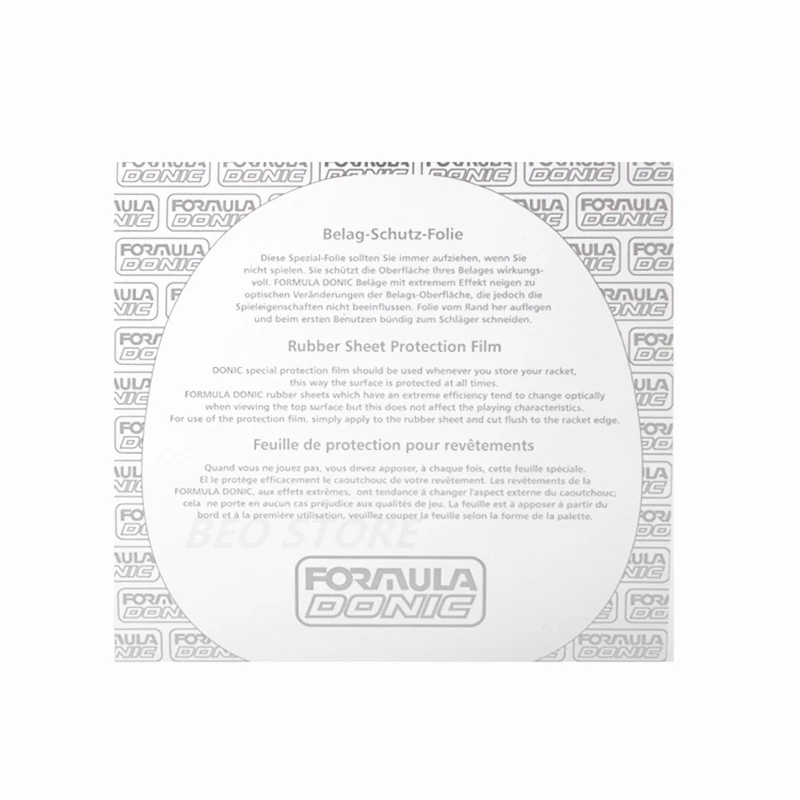 Película protectora de tenis de mesa DONIC, protector autoadhesivo de goma, juego de accesorios para paletas de ping pong, 5 uds./10 Uds.