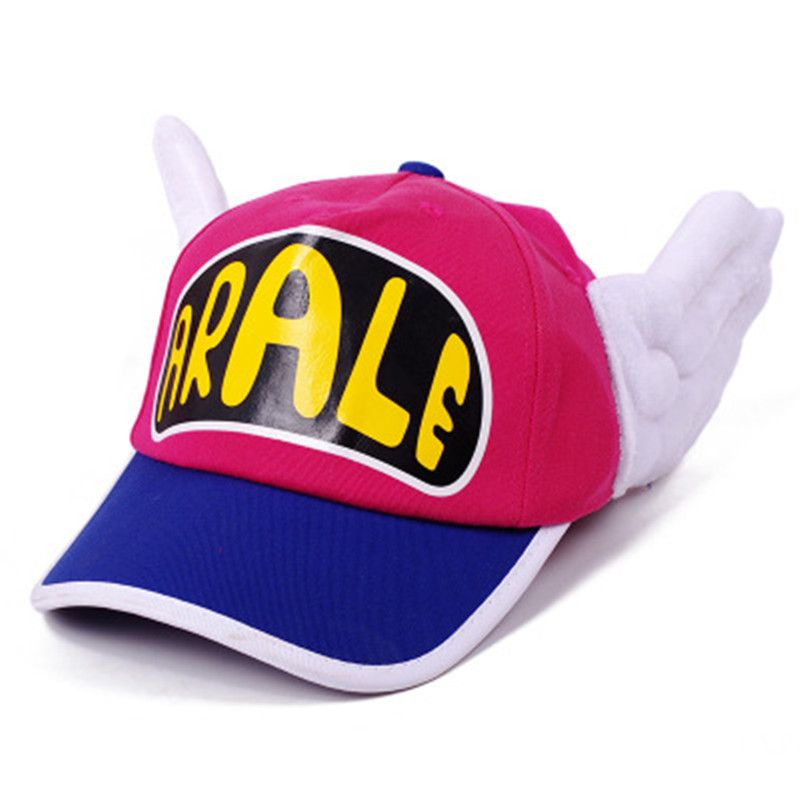 Anime Schöne Erwachsene Hut Dr.Slump Cosplay Arale Kappe Süße Engel Flügel Hüte Baumwolle Baseball Caps Party