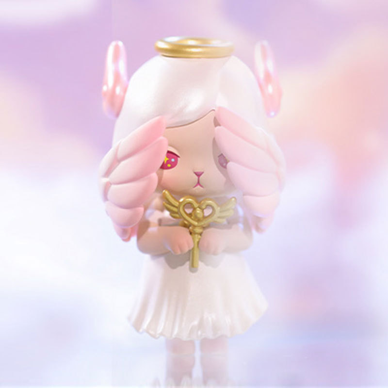 Kotak mainan acak buta seri ajaib kelinci POP MART mainan Action Figure Anime lucu Caixa Caja kotak kejutan boneka hadiah anak perempuan