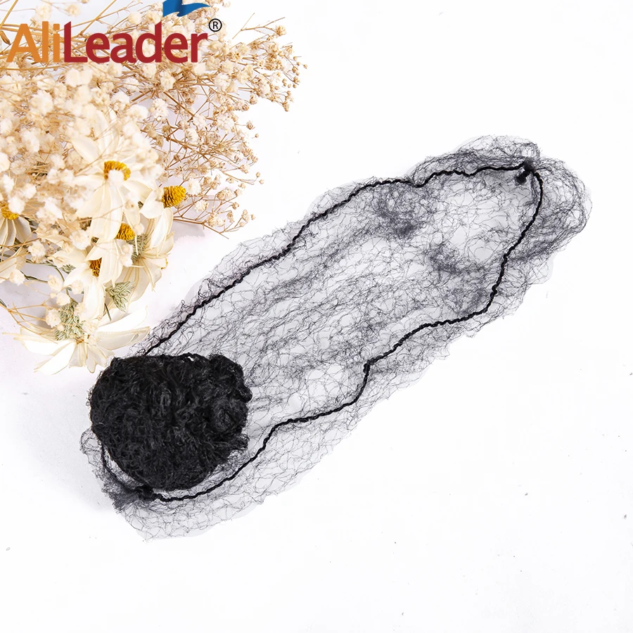 Redecillas elásticas para el cabello para mujer, color negro, 30, 60, 90 Uds., malla pequeña Invisible para moño, peinado de enfermera, accesorios desechables para el cabello