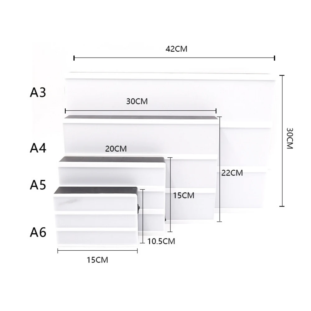 Neue Ankunft A6 A5 A4 Größe LED Kombination Tisch Nacht Licht Box Lampe DIY Schwarz Brief Karten USB AA Batterie powered Nachricht Bord