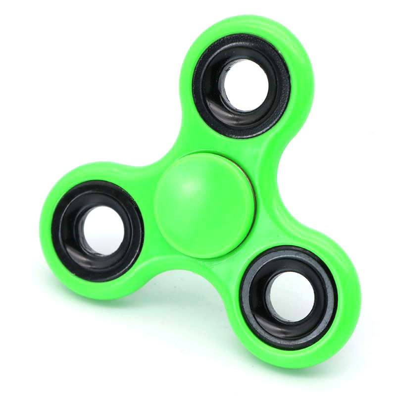 ABS Fidget Spinner EDC Spinner para autismo TDAH Anti estrés Tri-Spinner alta calidad adultos niños juguetes divertidos