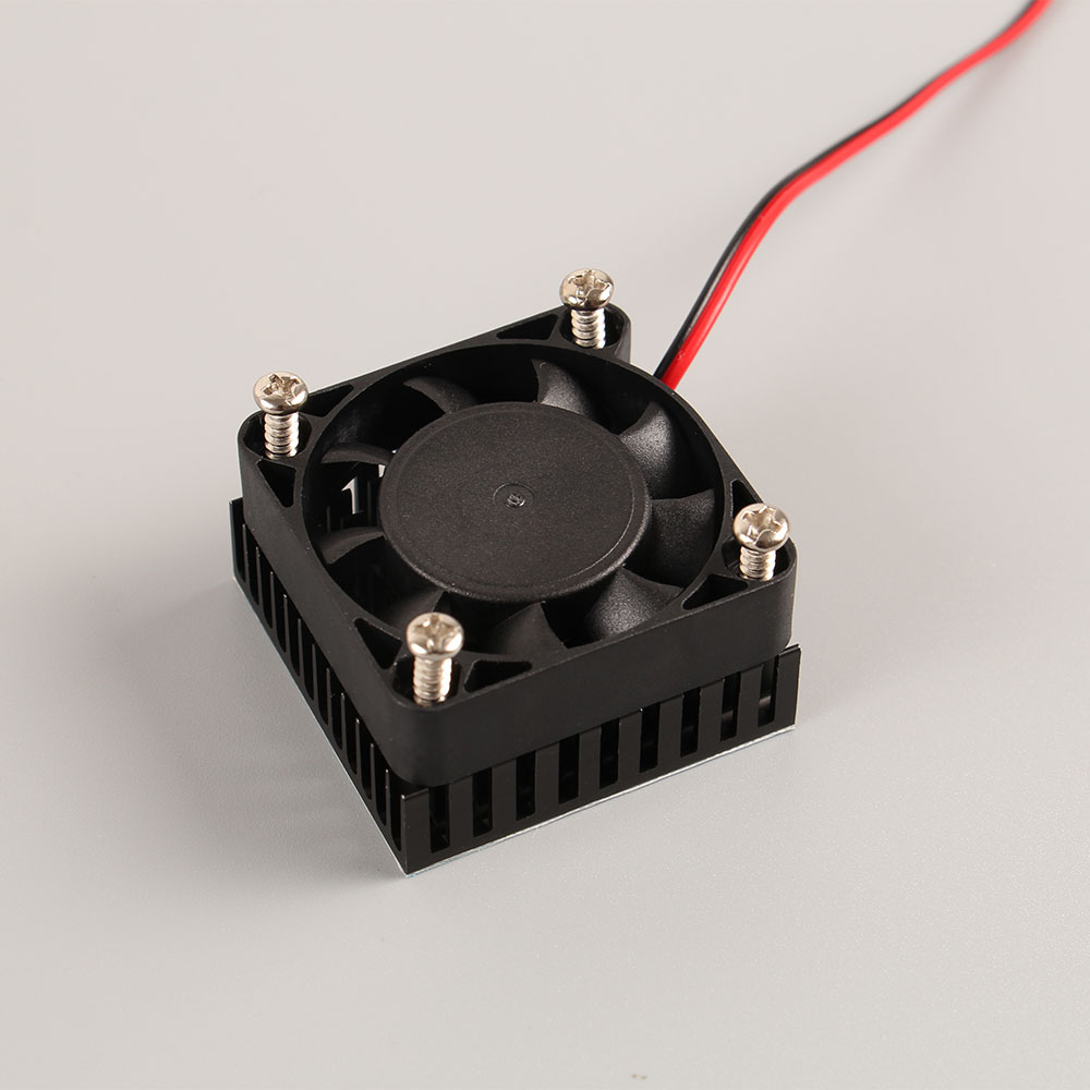 Мини-вентилятор охлаждения постоянного тока 3,7 В 5 В 12 В 24 В радиатор 40x40 мм 4010 бесщеточный XH2.54 2-контактный комбинированный радиатор охлаждения