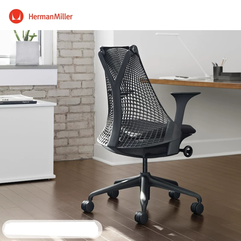 Almofadas de braços para substituição, para herman miller sayl, escritório, casa, computador, cadeira, apoio de braço, acessórios, cor preta e cinza, 1 par