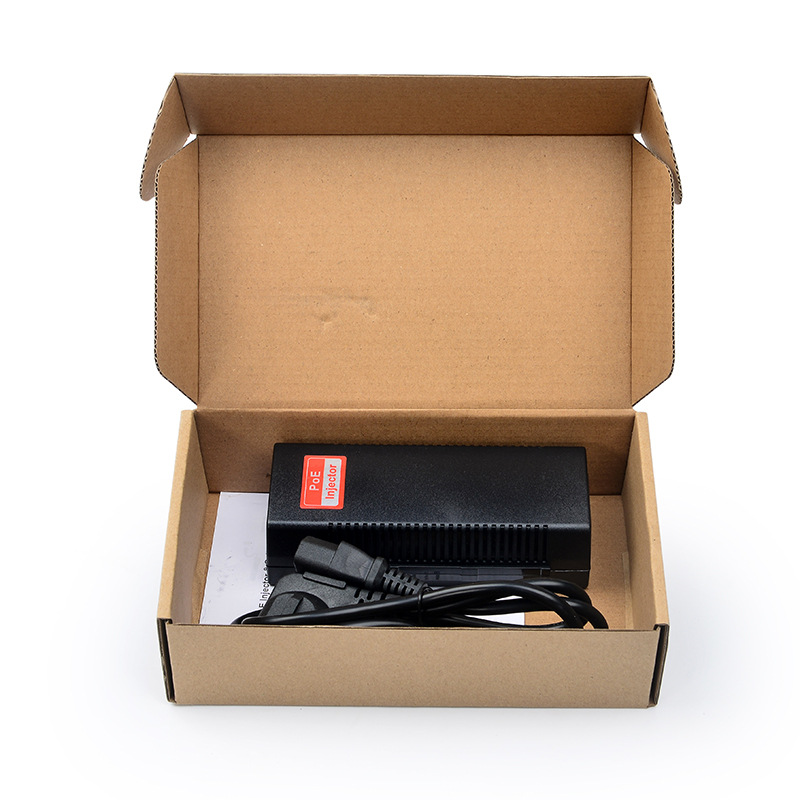 HKBTM Gigabit POE Injector voor IP Camera CCTV Beveiliging Surveillance PoE Voeding Ethernet Adapter Telefoon US EU UK Plug