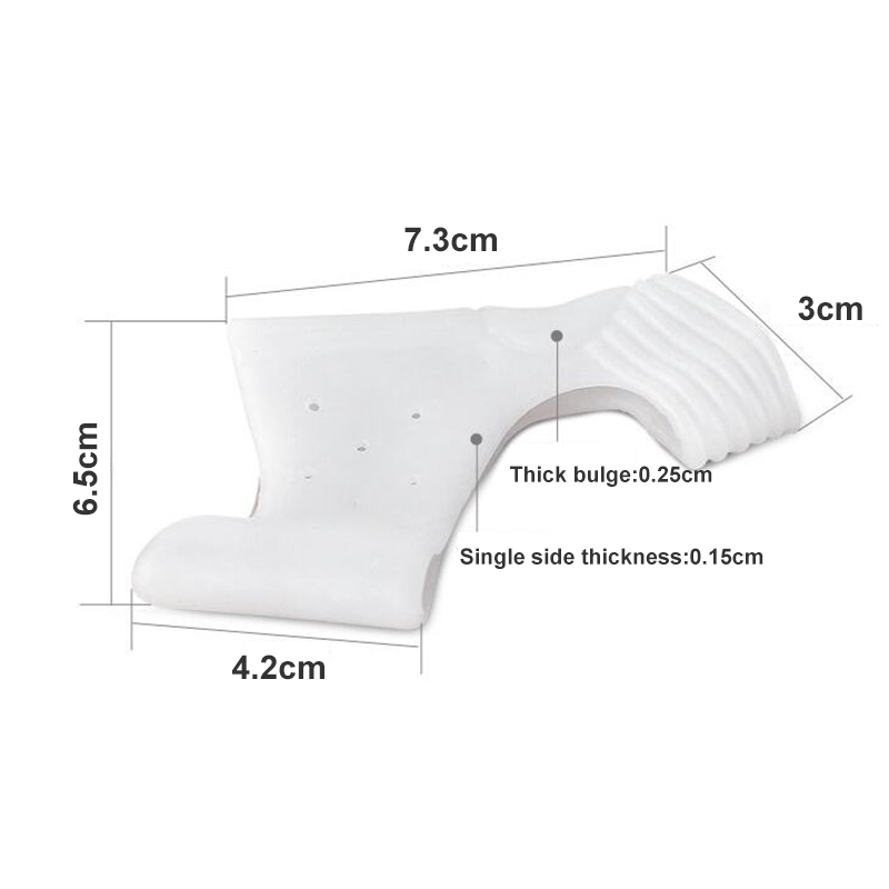 Силиконовые разделители для большого пальца стопы, 2 шт.