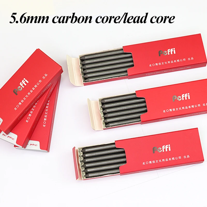 5,6mm Mechanische Automatische Bleistifte & Holzkohle Graphit Bleistift Blei Weich Mittel Hart HB 2B 4B 6B 8B 14B Skizze zeichnung Blei Core