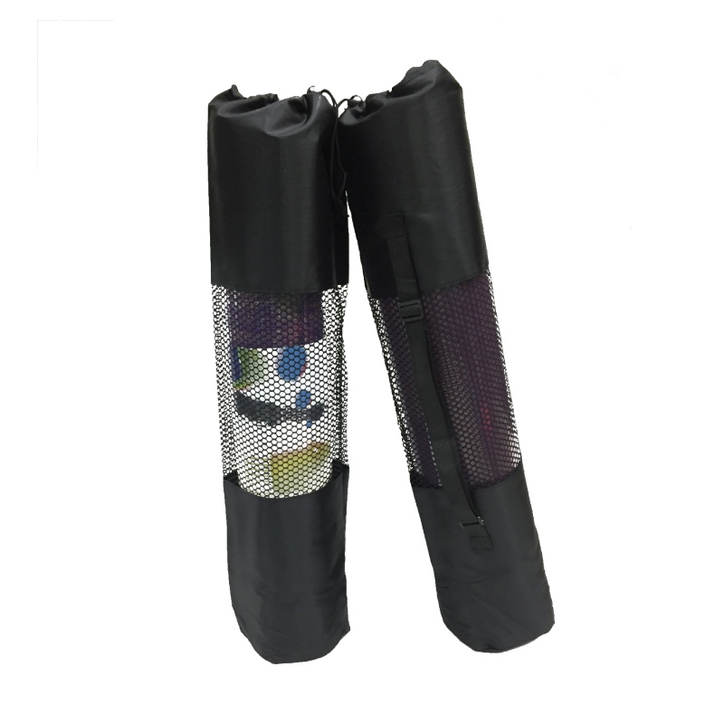 Bolsa portátil para esterilla de Yoga, accesorio de nailon para Pilates, herramienta deportiva de malla, correa ajustable, suministro de manchas