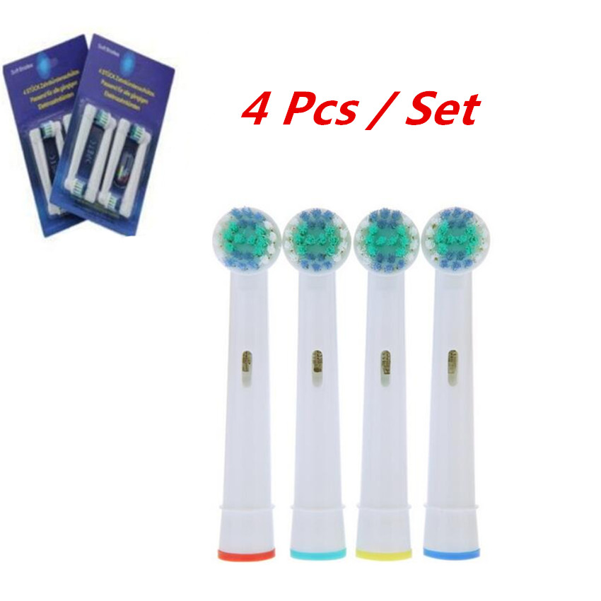 Atacado 4 cabeças de escova de dentes de substituição dos pces para a higiene oral care escova de dentes elétrica limpa
