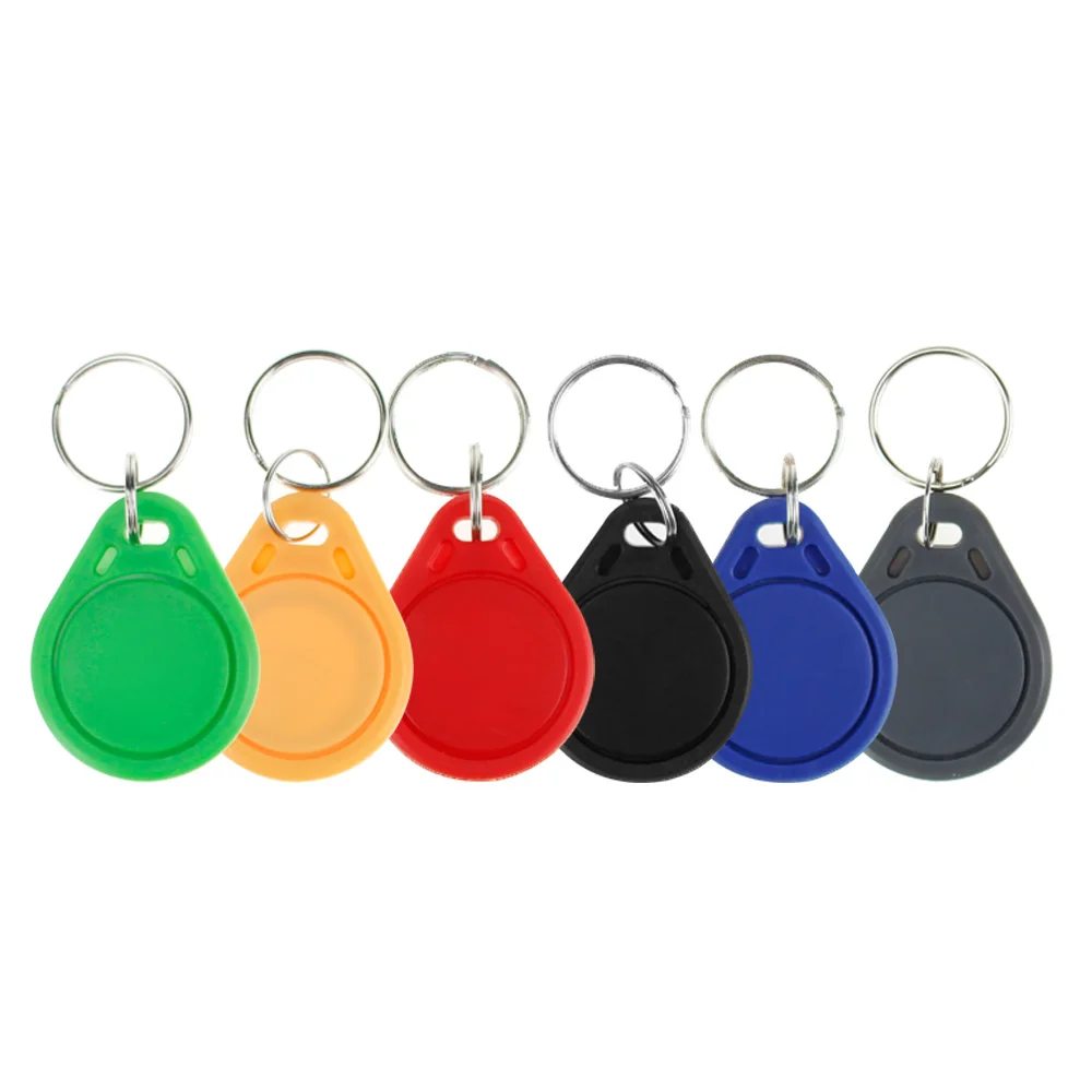 10 Chiếc RFID Keytags Mifare 13.56MHz 14443A M1 S50 Nhỏ Thông Minh IC Khóa Thẻ Keyfob Đột Quyết Nfc Truy Cập điều Khiển Keycard