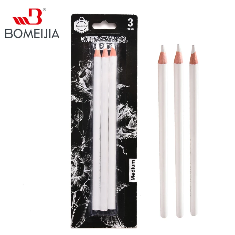 3 Trắng Than Vẽ Phác Họa Bút Chì Bộ Chuyên Nghiệp Chuẩn Bút Chì Vẽ Bút Chì Bộ Cho Trường Học Công Cụ Tranh Nghệ Thuật Tiếp Liệu