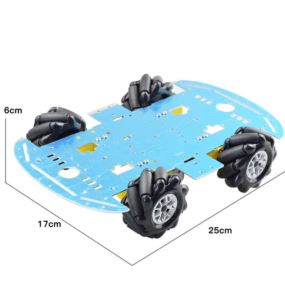 Giá Rẻ Nhất Mecanum Bánh Đa Hướng Robot Xe Khung Xe Bộ Với 4 TT Động Cơ Cho Arduino Raspberry Pi Tự Làm chi Tiết Đồ Chơi