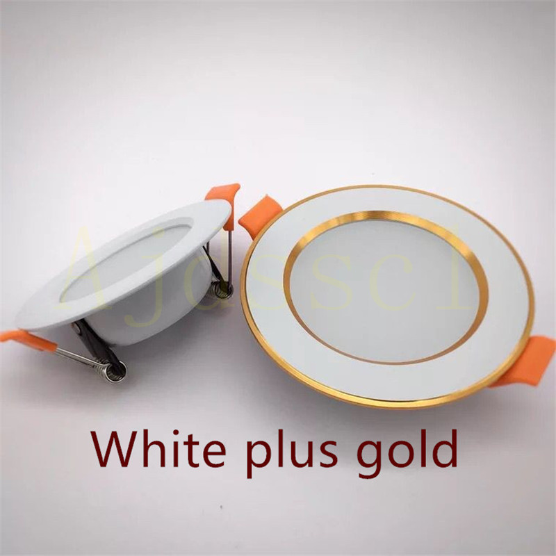 Đèn LED Âm Trần Downlight 220V 3 Màu Mờ Đèn LED Âm Trần Downlight Âm Trần 5W 7W 9W 12W 15W Đèn Trong Đèn LED Downlight Âm Trần Tròn Ánh Sáng Đèn