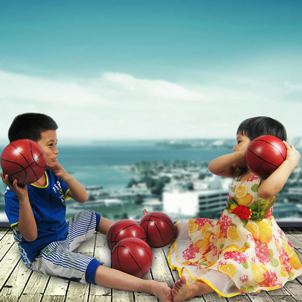 Mini basquete de borracha ao ar livre indoor crianças entretenimento jogar jogo de basquete de alta qualidade bola de borracha macia para crianças