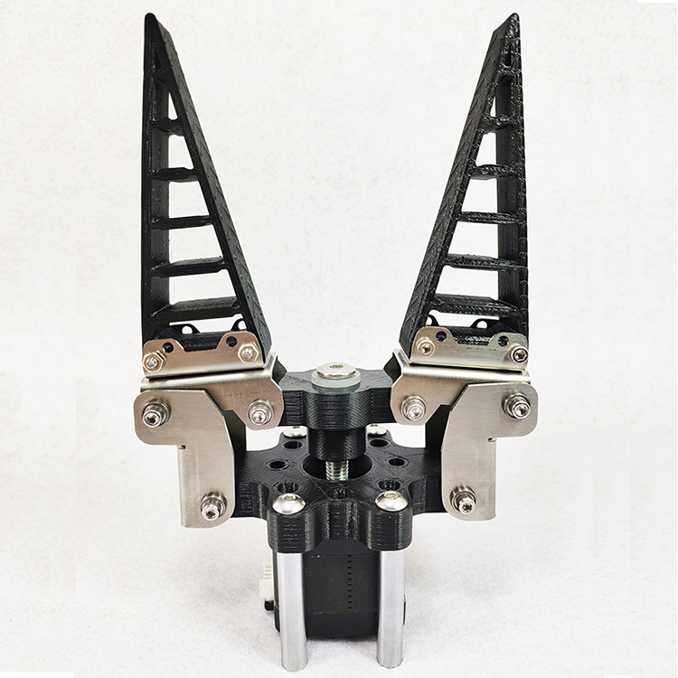 Garra mecánica con efecto de rayos de aleta, brazo de Robot biónico, manipulador Flexible, pinza de suave de dedos, accesorio Flexible, 3kg