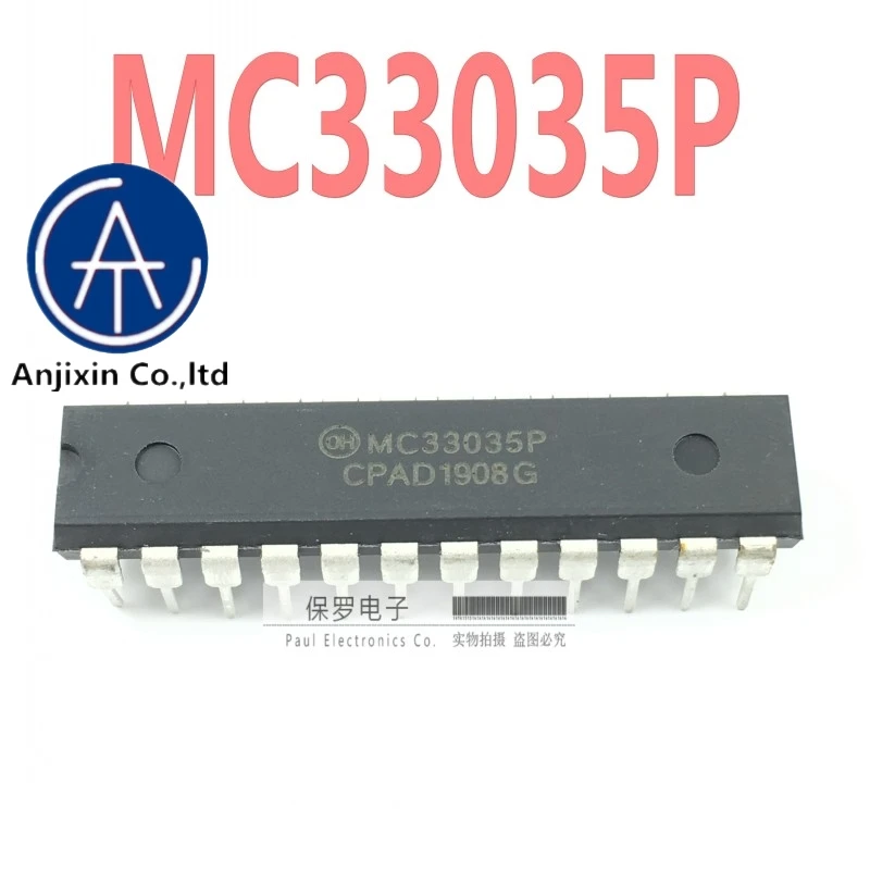 Controlador de Motor original, 100%, MC33035P, MC33035, DIP-24, 10 Uds.