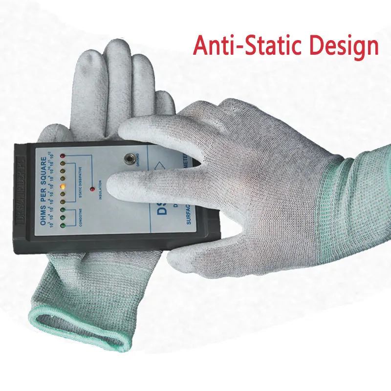 2023 Anti Static ESD Safety Work Gloves Non-slip Nylon-Carbon Working Glove
