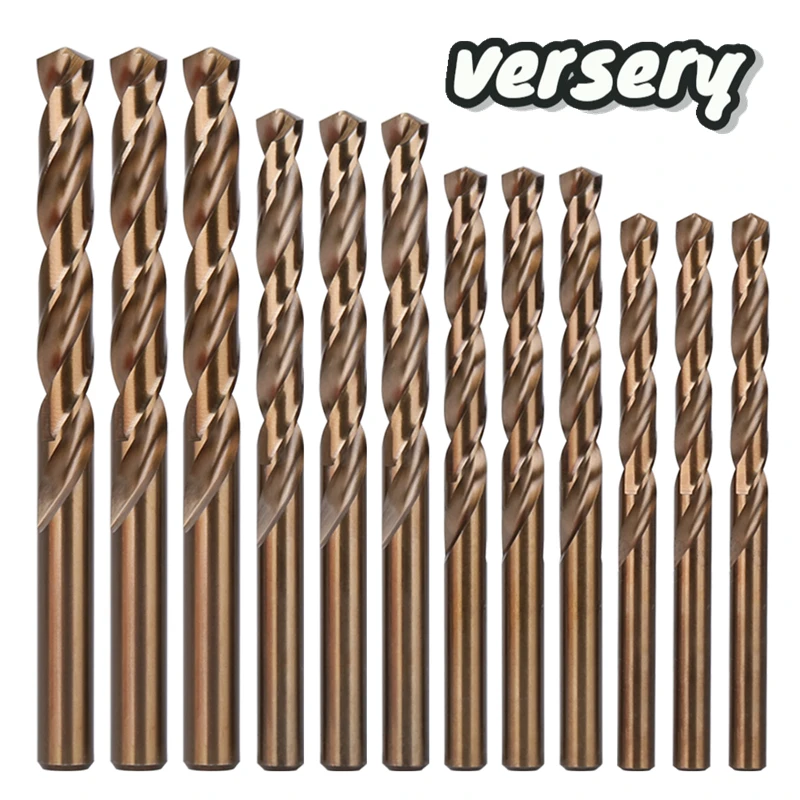 HSS M35 5%Cobalt Twist Drill Bits 2.0-13mm Straight Shank Hole Saw For Stainless Steel Aluminum Iron Wood Plactic Metal Drills