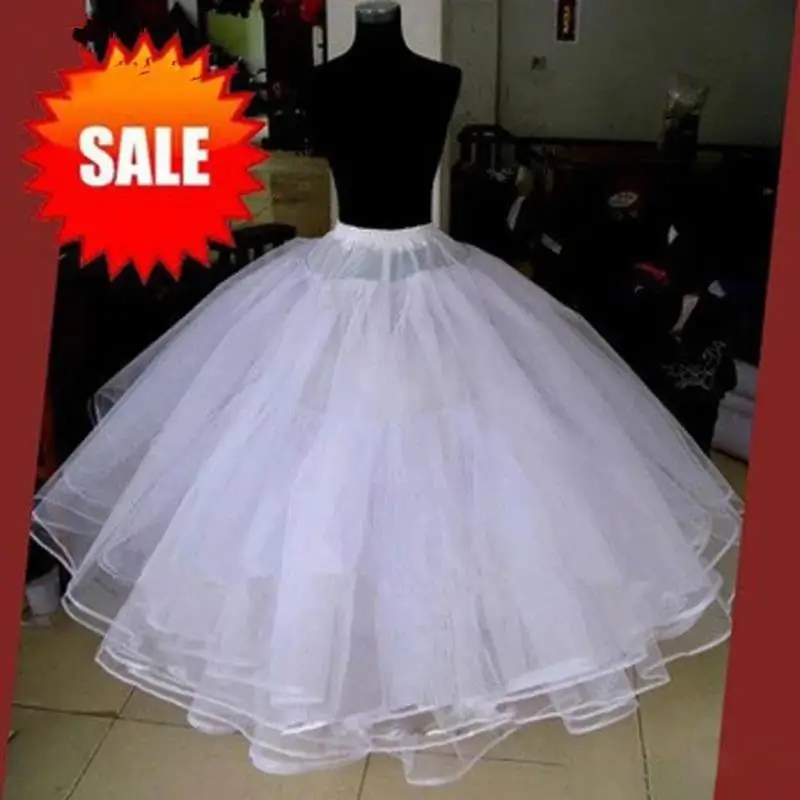 Enaguas blancas de 3 capas para vestido, accesorios de boda, falda interior de tul, vestido de baile, enagua sin aros