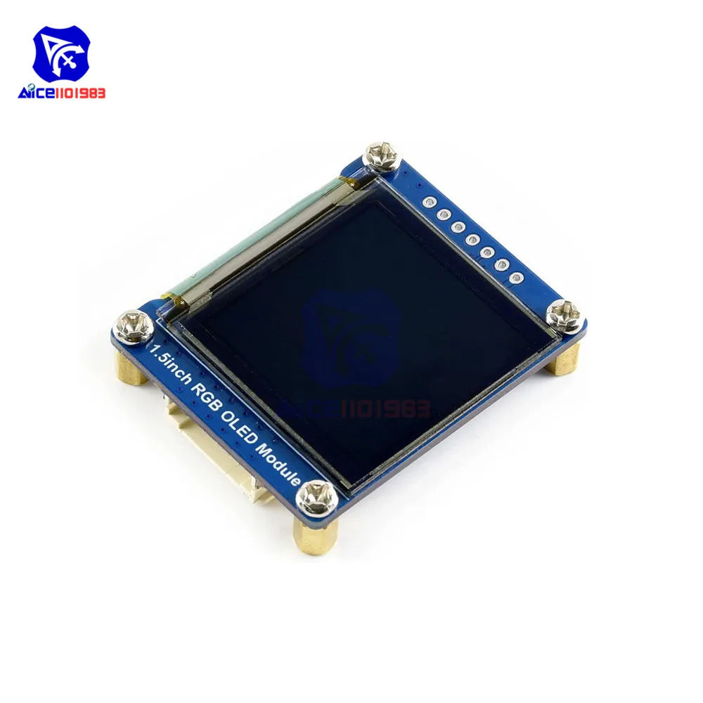 Diymore-Módulo de pantalla OLED RGB de 1,5 pulgadas, 128x128, interfaz SPI de alto Color de 16 bits, controlador SSD1351 para Raspberry Pi/Jetson Nano