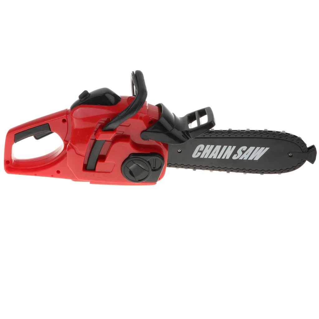 16'' Electric Chainsaw Toy Construction Tool for Kids Pretend Play with Realistic Movement and Sounds