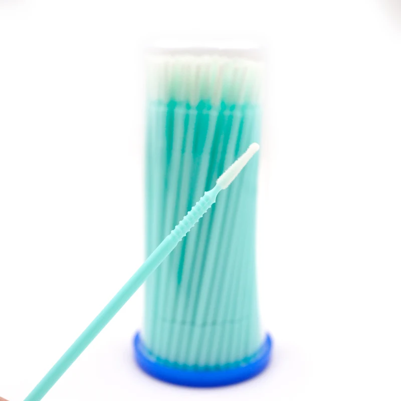 100pcs Disposable MicroBrush Cotton Swabs For Individual Eyelashes Removing Mascara Applicators Eye Lash Extension Tools