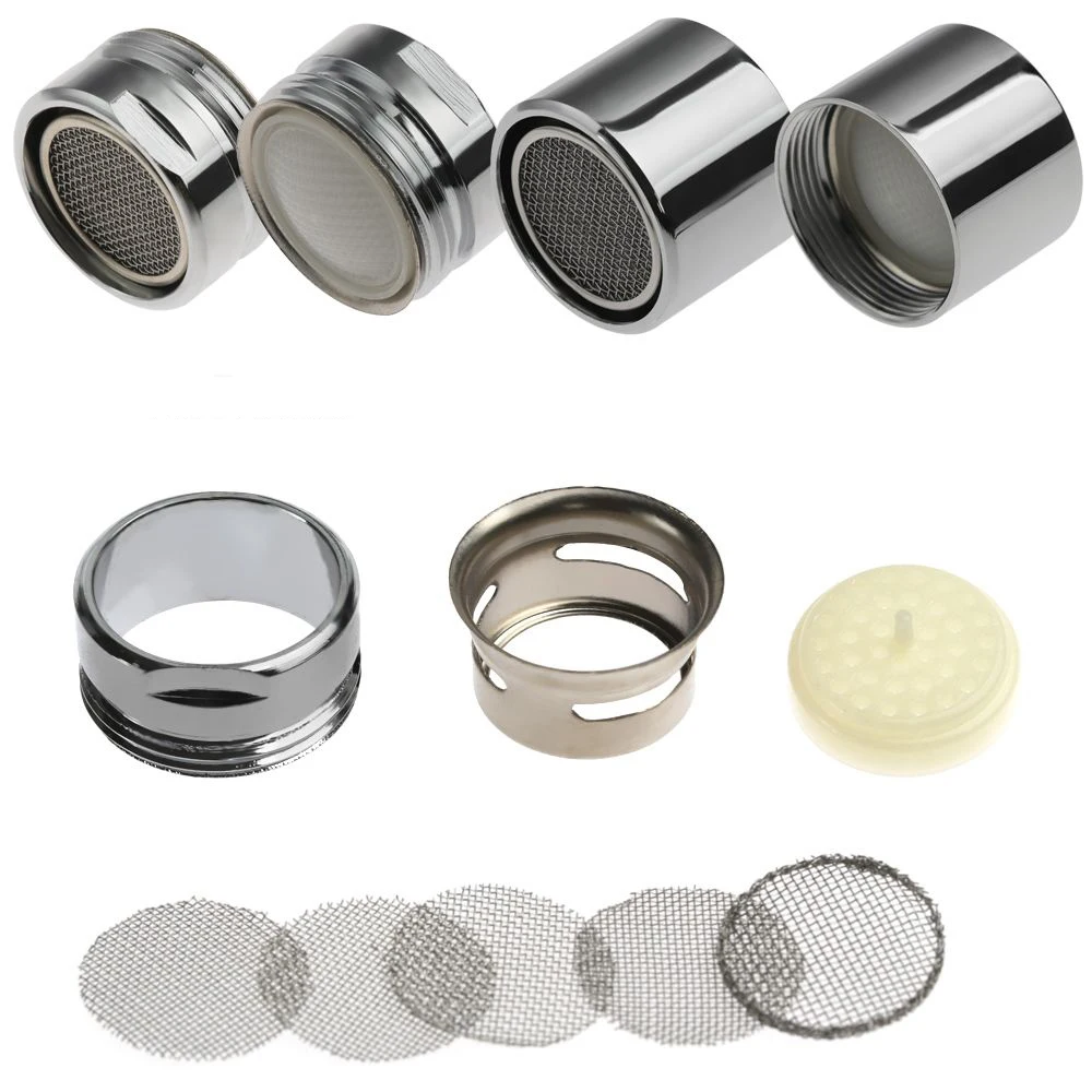 Grifo aireador de ahorro de agua, boquilla macho y hembra, difusor de extremo, filtro, accesorios de grifo, 20/22/24/28mm, 1 Juego