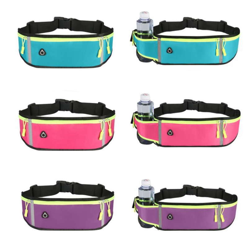 Riñonera impermeable para correr, riñonera deportiva para correr, soporte portátil para teléfono al aire libre, bolsas deportivas para gimnasio y Fitness para hombres y mujeres