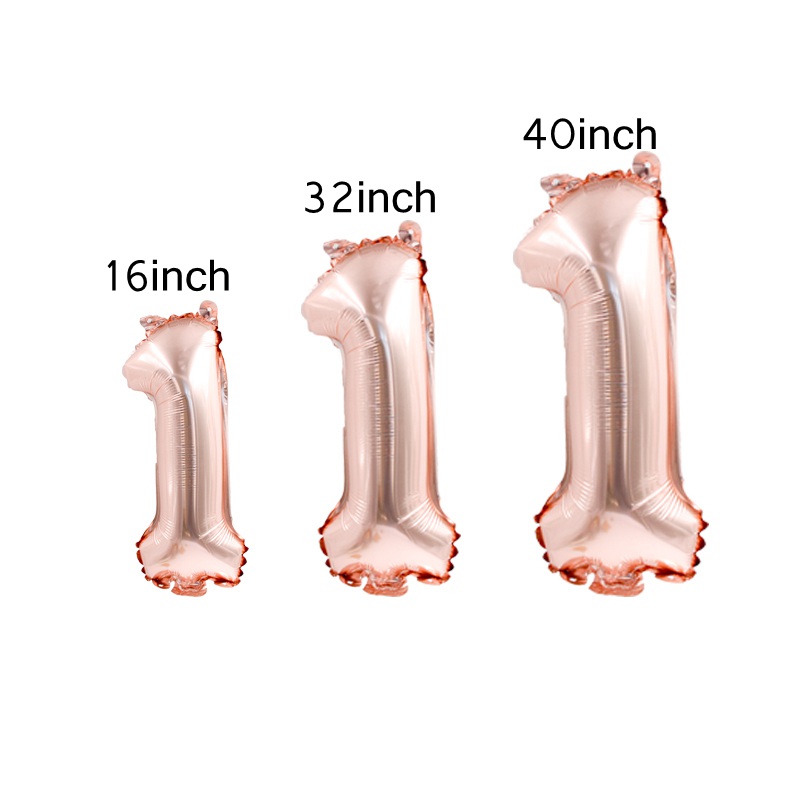 16 32 インチホイル誕生日バルーン番号バルーンフィギュア結婚式ハッピーバースデーパーティーの装飾子供風船誕生日