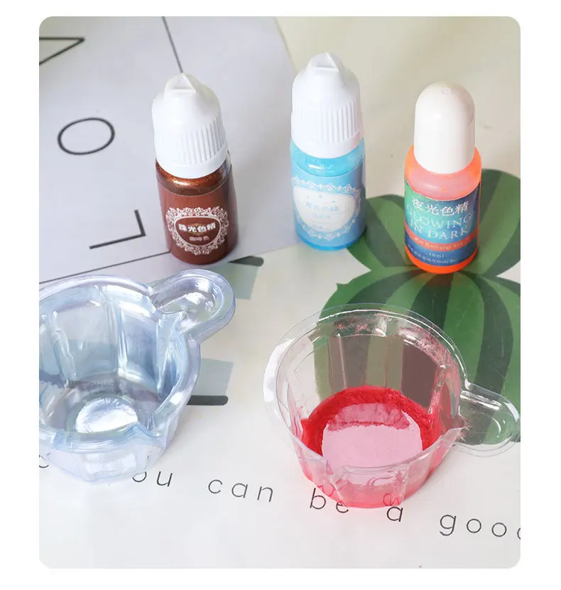 Bộ 100 40ML DIY Pha Lê Epoxy Đựng Cốc Trộn Cốc Dùng Một Lần Pha Cốc Nhựa Epoxy Bảng Cup