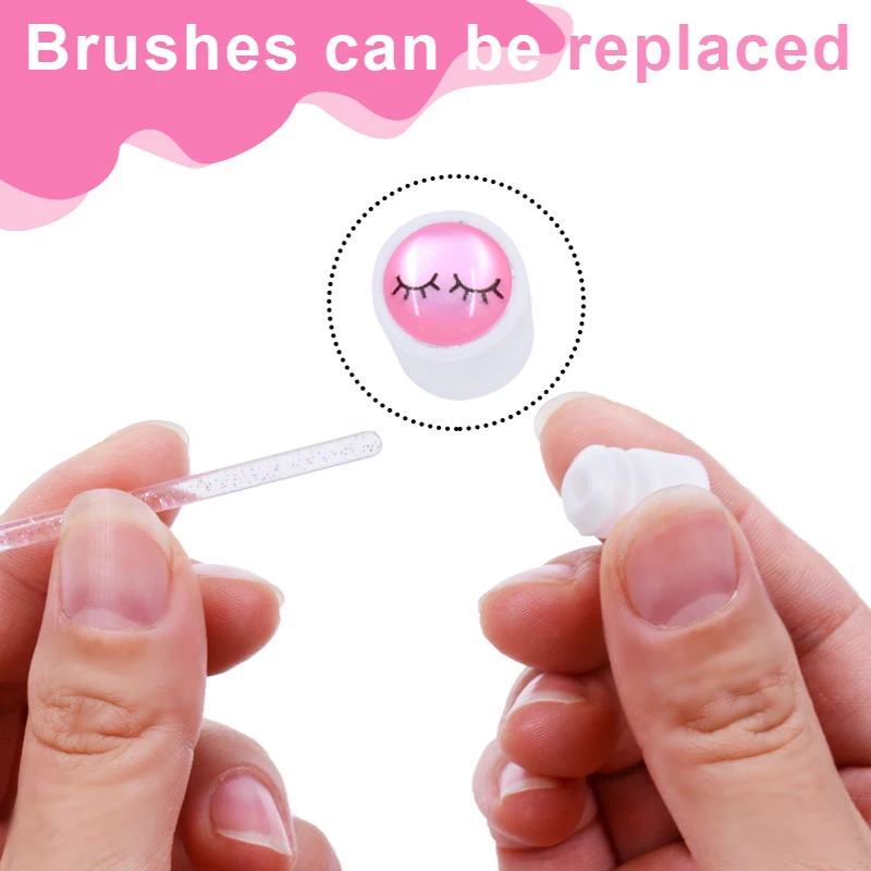 Kekelala 20 Cái/lốc Chống Bụi Mi Bàn Chải Ống Có Thể Tái Sử Dụng Lash Mascara Cây Đũa Phép Thay Thế Được Trang Điểm Applicators Hộp Chứa Bằng Nhựa