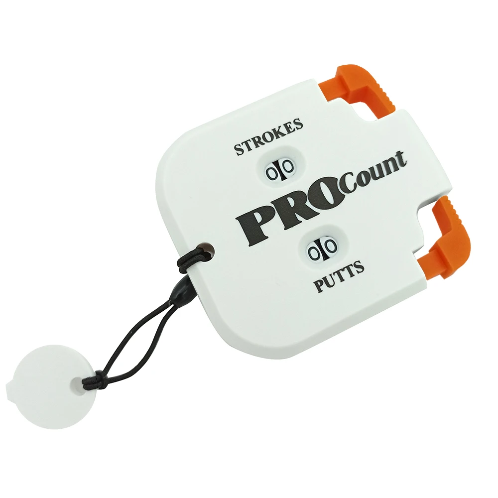 1Pcs Zeroable Mini Handy Golf Shot Count Stroke Putt Score Counter Two Digits Scoring Keeper With Key Chain Easy Return To Zero