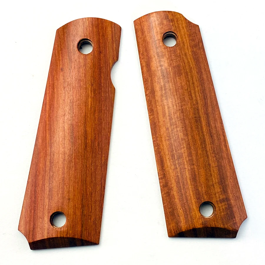 1 Hongteng Gỗ Cầm Tay DIY Kẹp Dán Cường Lực Chất Liệu Chống Trơn Trượt Tay Cầm Tẩy Trống Tấm Cân 1911 Cầm Mô Hình