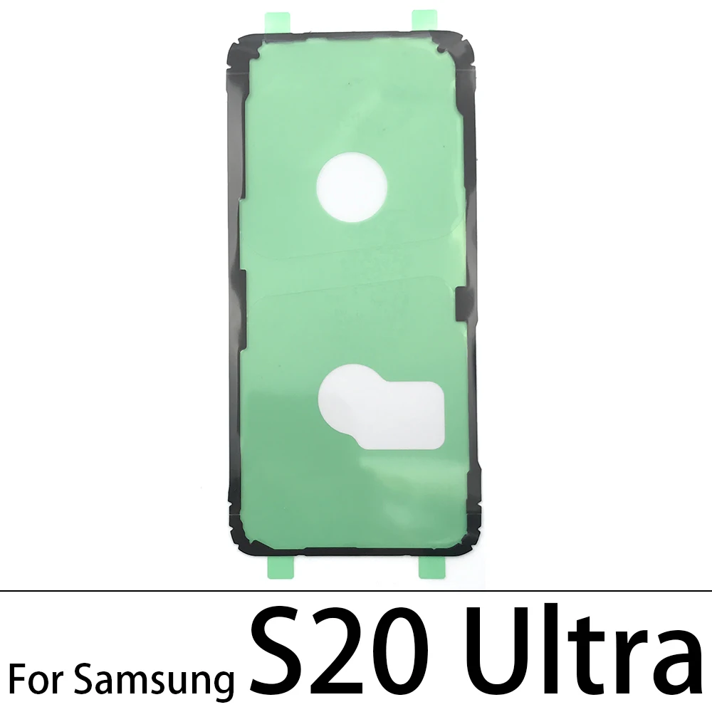 ฝาหลังแบตเตอรี่ประตูสติกเกอร์กาวเทปกันน้ําสําหรับSamsung S10 S10E S20 S21 S22 S23 Plus Ultra Fe