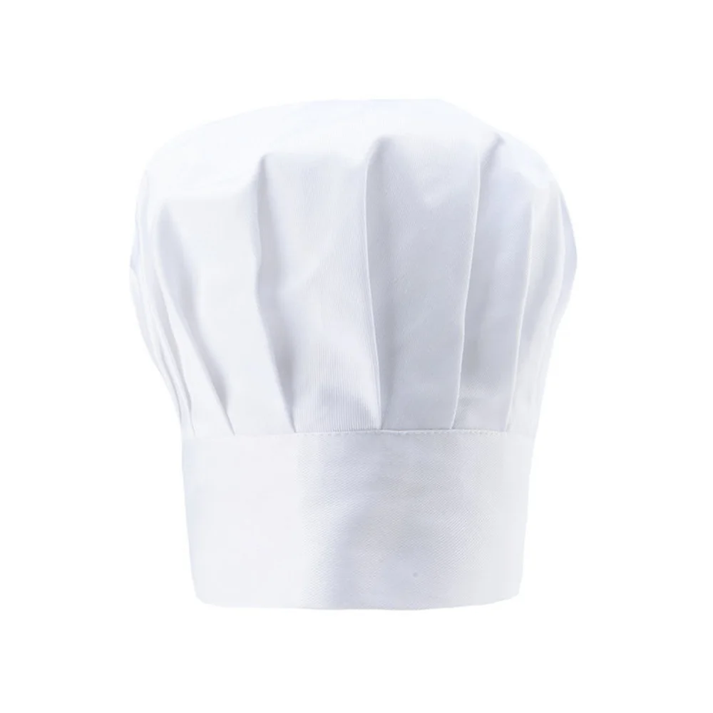 Gorro de Chef para hombre y mujer, gorro elástico para panadero, cocina, cocinero, restaurantes, Catering, color negro y rojo, 1 ud.