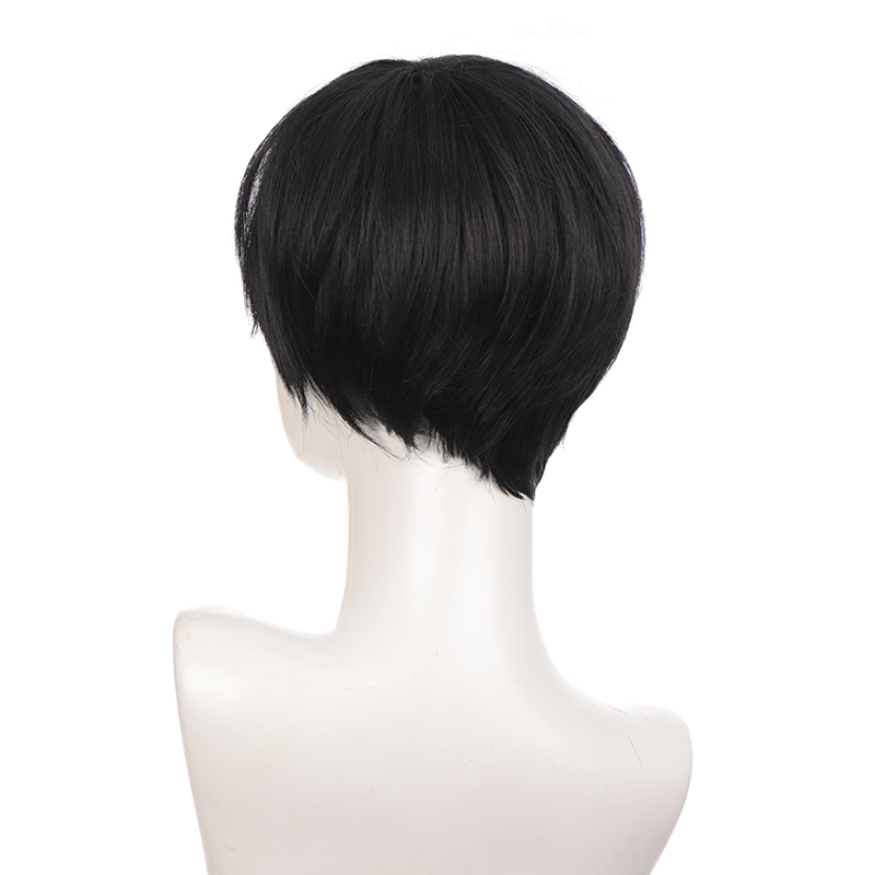 LUPU Kurze Kunsthaar-Perücken, schwarz, blond, hübscher Junge, Cosplay-Perücke, natürliches Kunsthaar, Hochtemperaturfaser