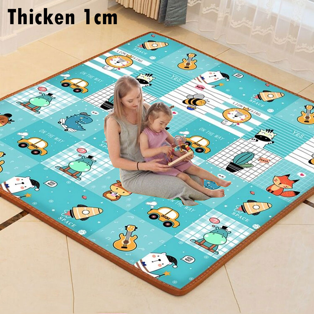 Baby Play Mat Waterproof XPE Soft Floor Playmat Foldable Crawling Carpet Kid Game Activity Rug Folding Blanket Educational Toys