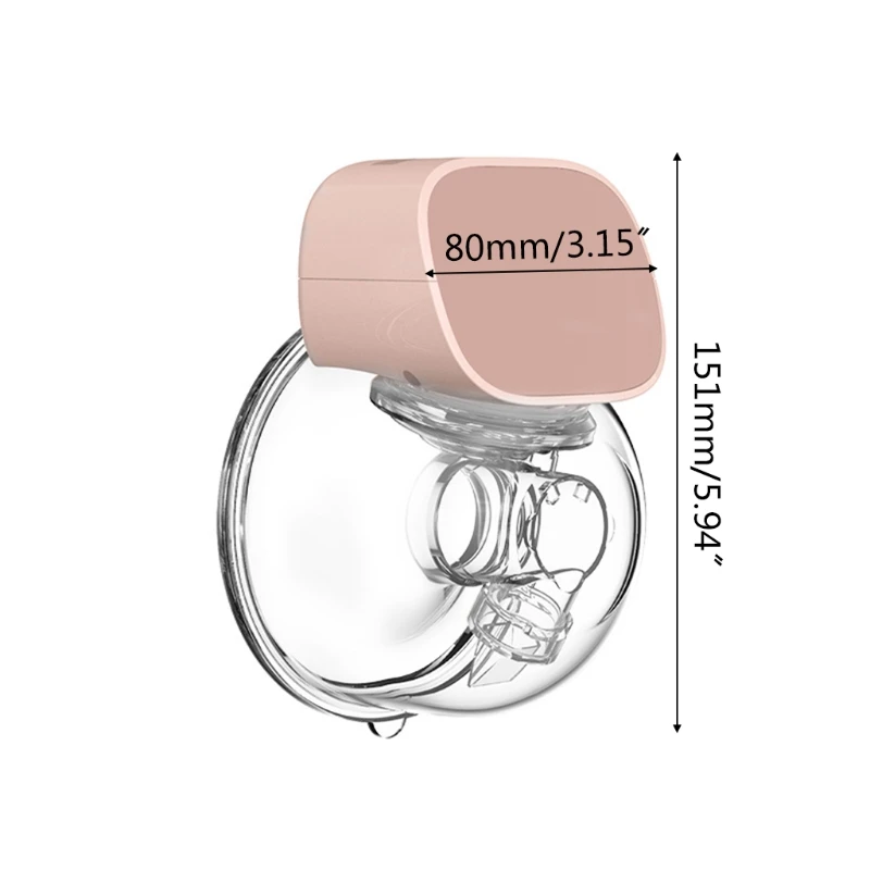 USB ชาร์จแฮนด์ฟรีไฟฟ้าปั๊มเงียบสวมใส่ Automatic Milker แบบพกพาเด็กให้นมนม Extractor