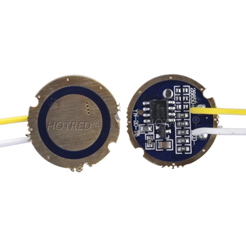1 Bộ 10 Chiếc Cree Xml Xml2 Led T6 U2 Đèn Pin Driver 17Mm 20Mm 2.7-4.2V 2-2.2A 5 Chế Độ/1 Chế Độ Lái Xe Cho CREE XML LED Bộ Phát