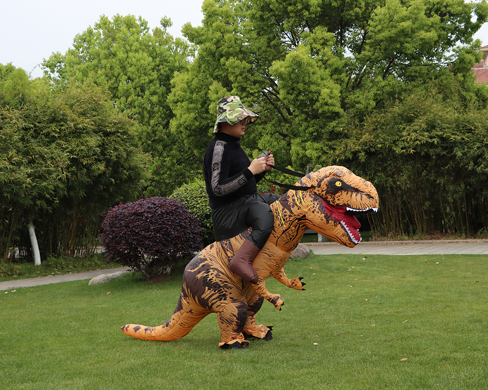 T-REX モンスターインフレータブル衣装爆破コスプレ恐竜服カーニバルハロウィンクリスマスドレス男性女性パーティーショー