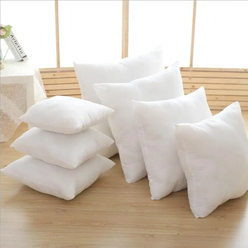 Cojín sólido para la cabeza, almohada de cintura, relleno de algodón PP interno, 30x30/35x55/30x50/60x60 /40x40/45x45/40x65cm
