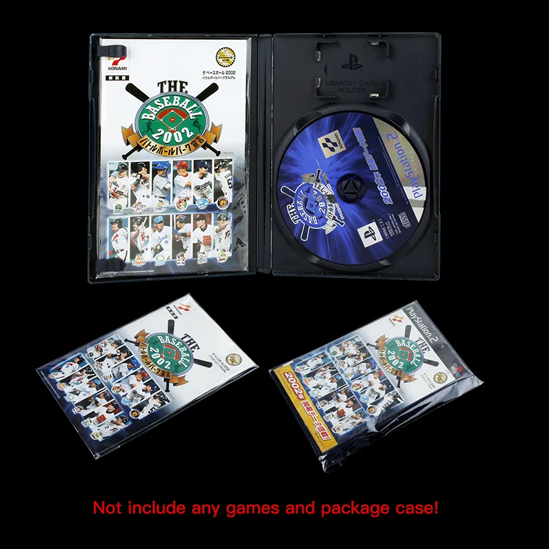 100 Chiếc PS2 CD Game Ốp Lưng Có Thể Thu Hồi Lại Được Tay Nhựa OPP Túi Hướng Dẫn Tập Sách Tay Cho Sony PS2 Hướng Dẫn Sử Dụng